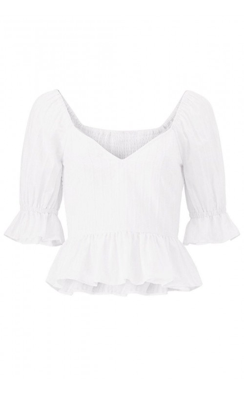 white summer top